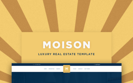 Tema WordPress Mewah Moison Real Estate