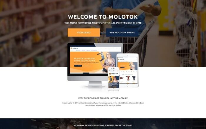 Molotok - Template eCommerce Perkakas Perkakas PrestaShop Tema