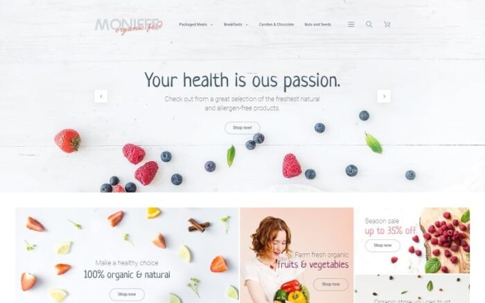 Tema Magento Monifee