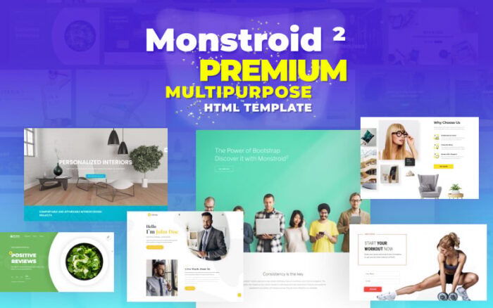 Monstroid2 - Template Situs Web HTML5 Premium Serbaguna