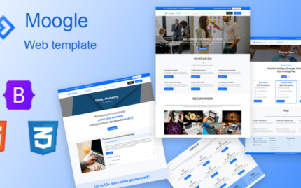 Moogle - Html5 WebTemplate