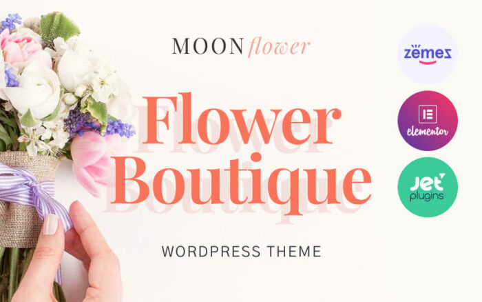 Tema WordPress Toko Bunga Moon Flower