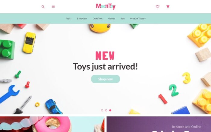 MoonToy - Template Toko Mainan Tema Magento