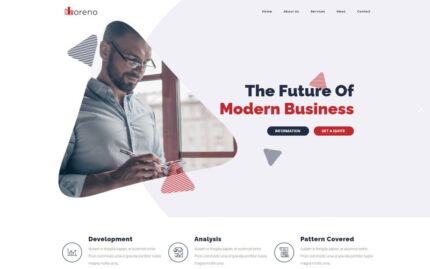 Moreno - Tema WordPress Bisnis Modern