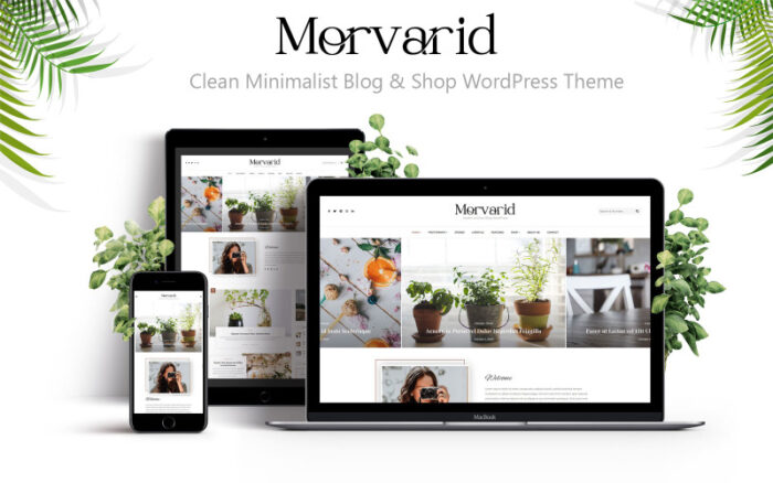 Morvarid - Tema WordPress Blog & Toko Minimalis yang Bersih