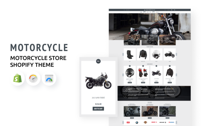 Tema Shopify eCommerce Toko Sepeda Motor dan Sepeda Motor