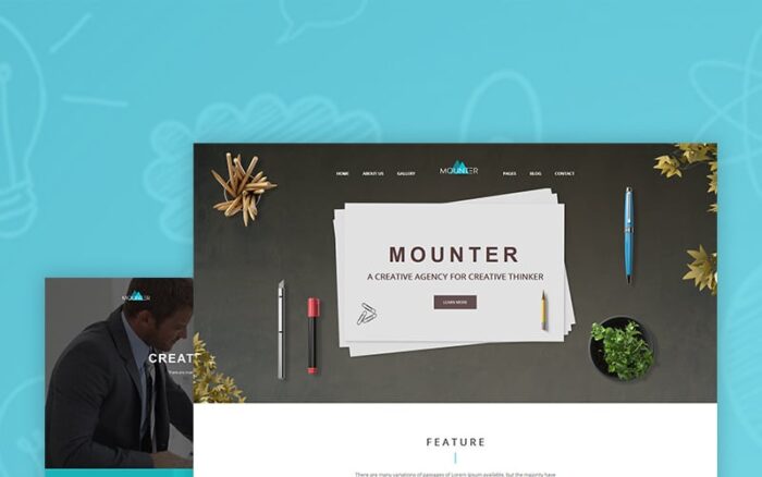 Mounter - Template Situs Web Perusahaan