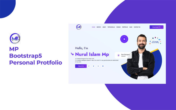 MP – Personal Portfolio Html5 Template