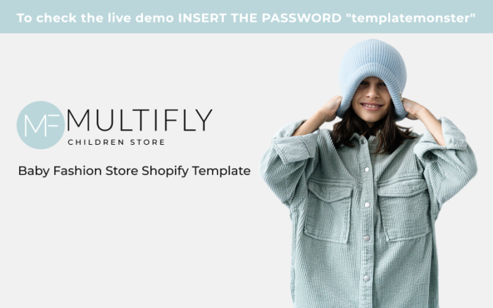 Tema Shopify Toko Busana Bayi Multifly