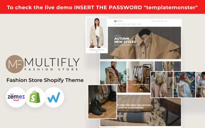 Multifly - Template Toko Mode Modern Tema Shopify