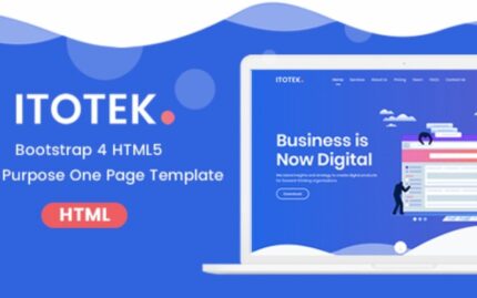 Template Halaman Arahan HTML 5 Bootstrap 4 Serbaguna