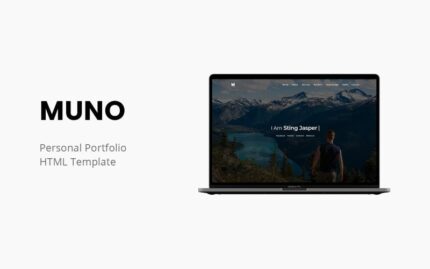 Muno - Premium Personal Portfolio Template