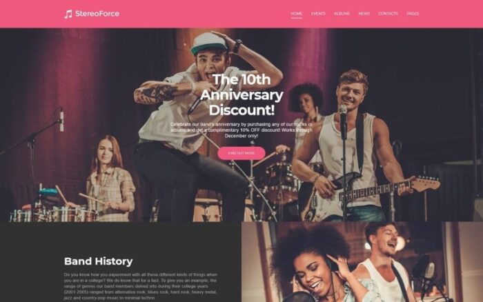 Tema WordPress Responsif Musik