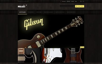 Music Store Magento Theme