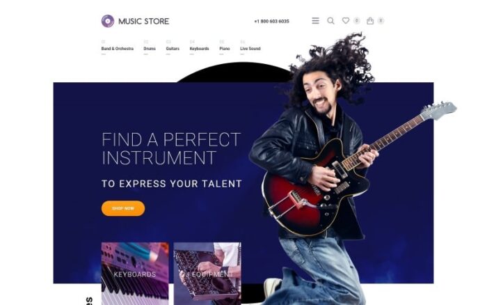 Template OpenCart Alat Musik