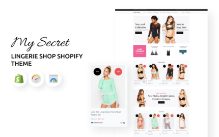 My Secret - Lingerie Shop Shopify Theme