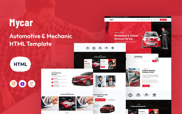 Mycar – Template Situs Web Otomotif & Mekanik