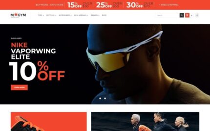 MyGym - Sports Training Gear Store Theme Magento Theme