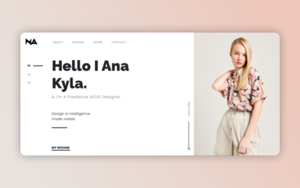 Na - Onepage Html Personal Portfolio Landing Page Template