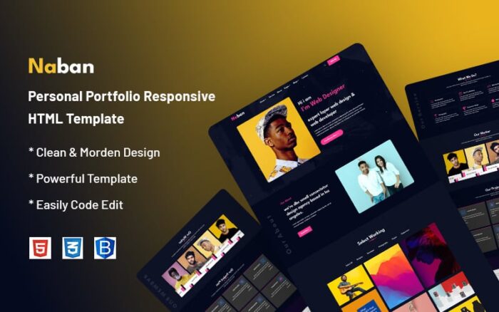 Naban - Personal Responsive Website Template