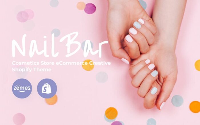 Nail Bar - Tema Kreatif Shopify eCommerce Toko Kosmetik