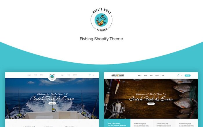 Nails Boat - Tema Shopify Klub Memancing dan Berburu