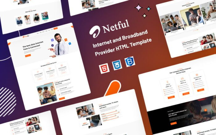 Netful - Template Situs Web Penyedia Internet dan Broadband