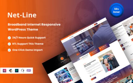 Netline - Tema WordPress Responsif Internet Broadband