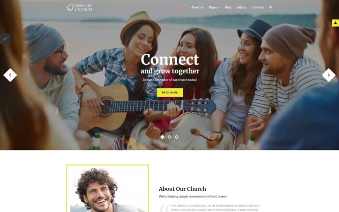 Templat Joomla Gereja Kehidupan Baru