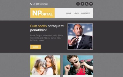 News Portal Responsive Newsletter Template