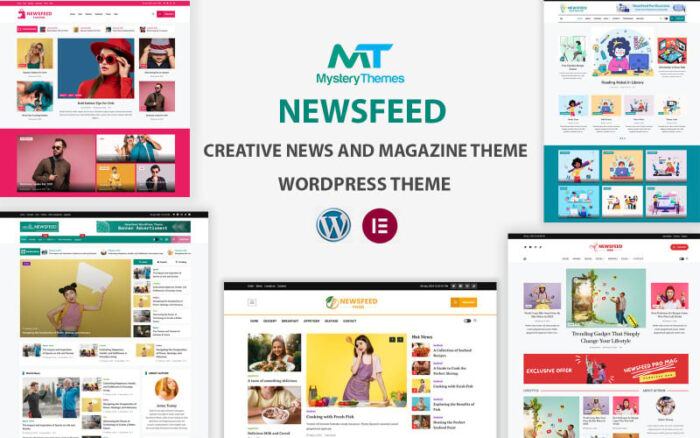 Newsfeed - Tema WordPress Koran, Majalah, Portal Berita & Blog Terbaik