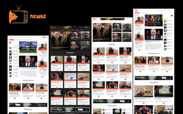 NewsZ - Template Situs Web HTML untuk Koran, Blog, Jurnal, Galeri Foto, Galeri Video, dan Majalah