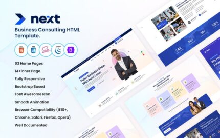 Berikutnya - Template HTML Pakar Bisnis & Solusi TI