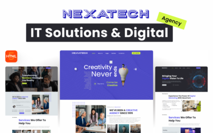 Nextatech - Template HTML Serbaguna untuk Solusi TI dan Situs Web Agensi Digital