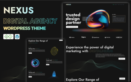 Nexus - Tema WordPress Agensi Digital dan Solusi TI