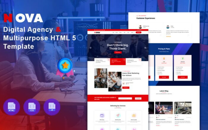 Nova - Agensi Digital & Template HTML5 Serbaguna