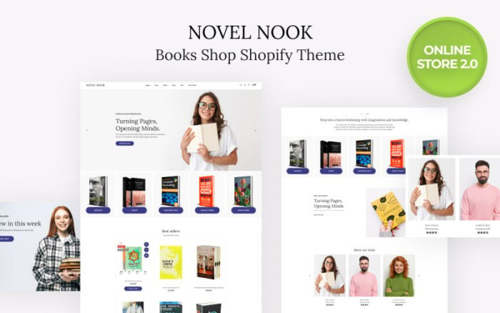 Novel Nook - Toko Sastra Online Tema Shopify 2.0