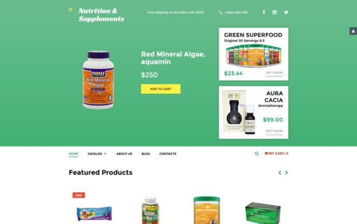 Template Suplemen Nutrisi VirtueMart