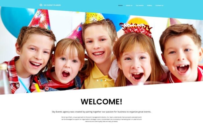 O2 - Template Joomla Perencana Acara Modern