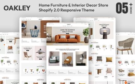 Oakley - Home Furniture & Interior Decor Store Multipurpose Shopify 2.0 Responsive Theme