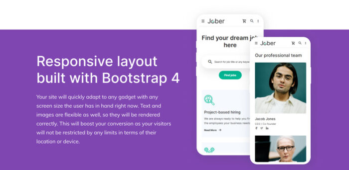 Jober - Template Situs Web HTML5 Agensi Perekrutan - Fitur Gambar 6