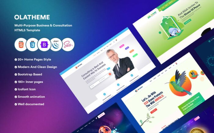 Olatheme - The Multi-Purpose HTML5 Template