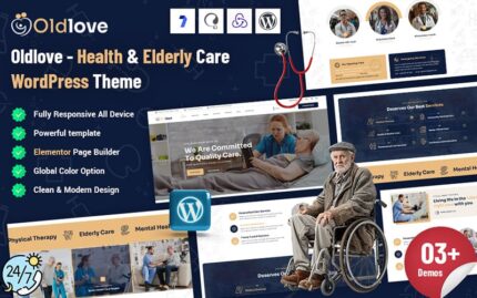 Oldlove - Health Care WordPress Theme