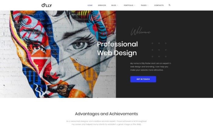 Olly - Template Situs Web HTML5 Multihalaman Agensi Periklanan