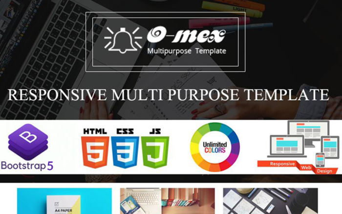 Template Situs Web Serbaguna Responsif Omex