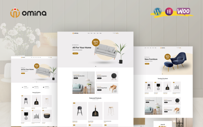 Omina - Tema Furnitur WooCommerce