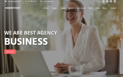 Omnipotent -Multipage Business Website Template