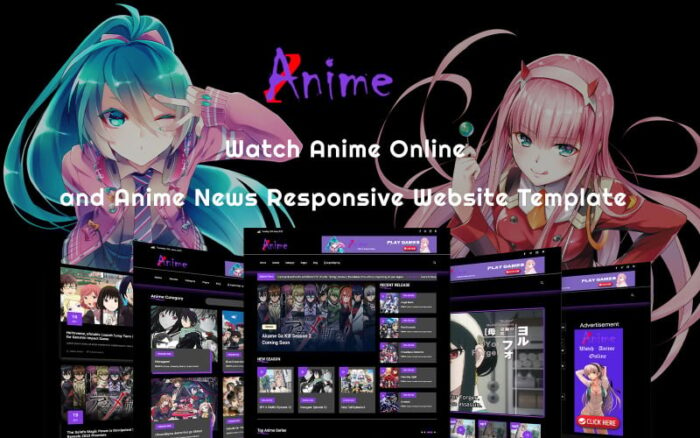 OneAnime - Tonton Anime Online dan Berita Anime Atau Blog Template Situs Web Responsif