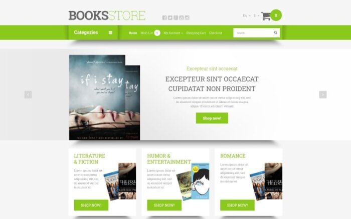 Template OpenCart Pesanan Literatur Online