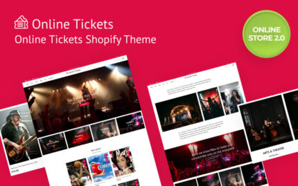 Tema Shopify Tiket Online